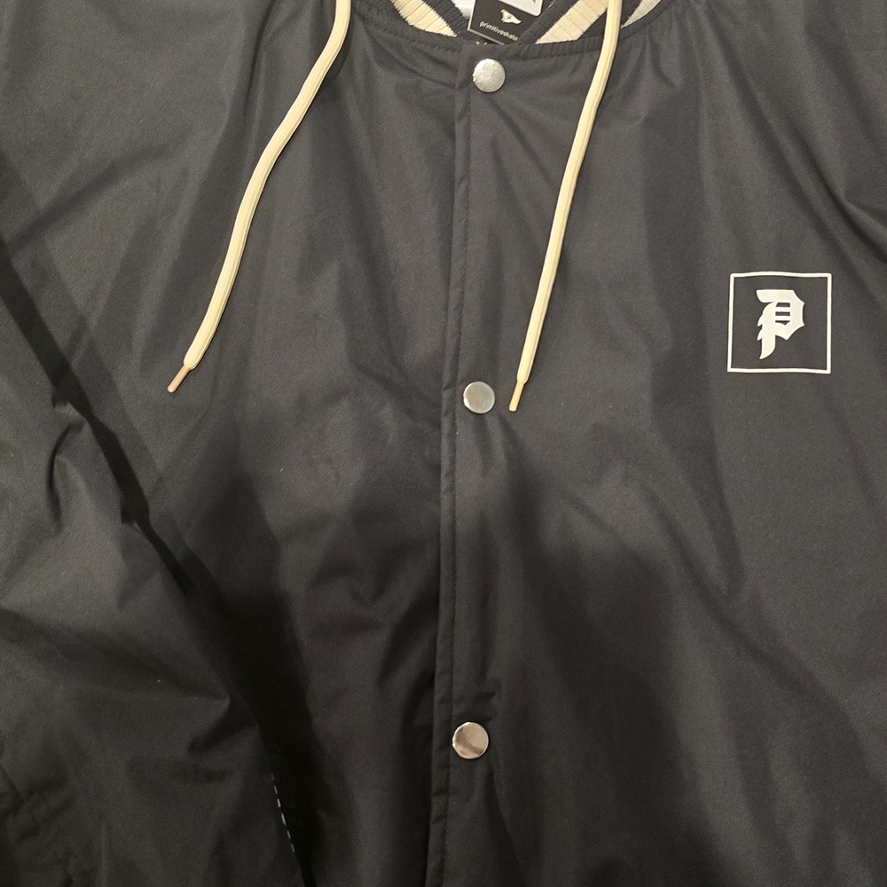 Primitive Black Jacket with Cream Accents